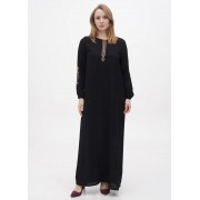 Чорна кежуал сукня Juliet deluxe однотонна 33438